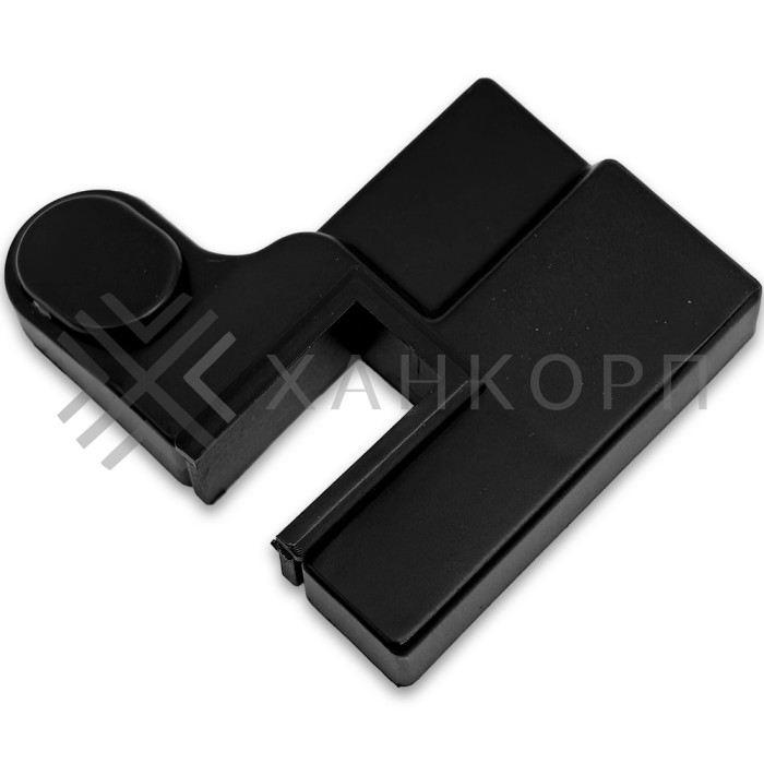 Коннектор FDPA-433L порог-стекло ЛЕВЫЙ для порога FDPA-43.15, ПВХ/черный