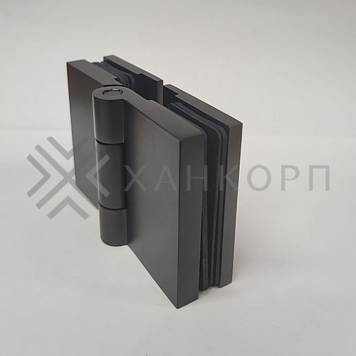 Петля Майя FDP-171 стекло-стекло 180˚, латунь/оружейная сталь