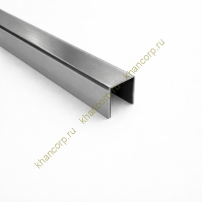 Поручень FOP-211, 16.8x17 под стекло 16 мм длина 4 м, нержавейка/полированный