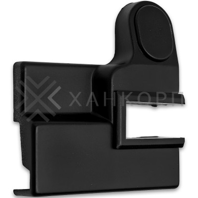 Коннектор FDPA-433R порог-стекло Правый для порога FDPA-43.15, ПВХ/черный