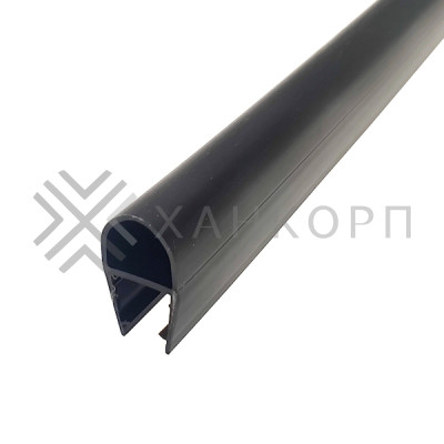 Уплотнитель ПРЕМИУМ А-образный черный 3 м под стекло 10 мм FDPP-424.10 PVC/BL