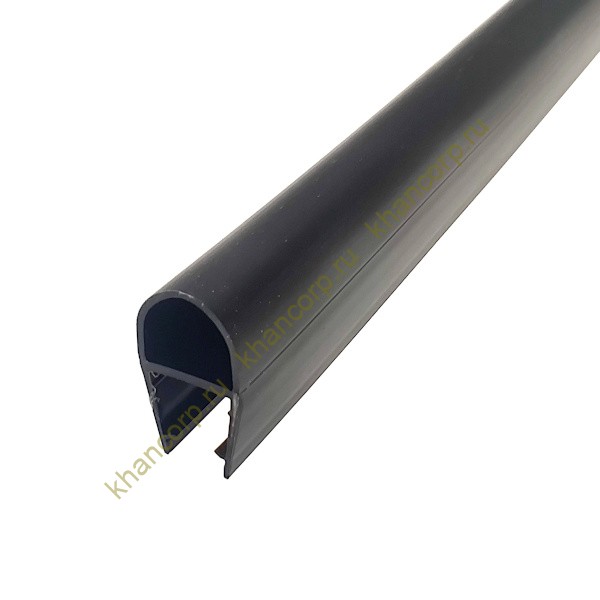 Уплотнитель ПРЕМИУМ А-образный черный 3 м под стекло 10 мм FDPP-424.10 PVC/BL