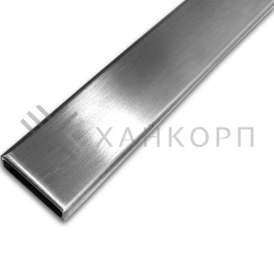 Труба FDT-353, 30х10х1.5 мм 3 м, нержавейка/оружейная сталь