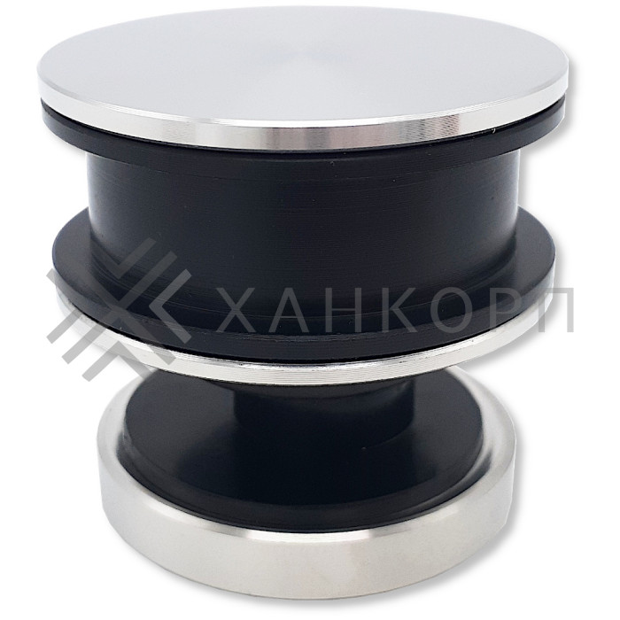 Ролик FDS-30 с креплением к стеклу, нержавейка/матовый