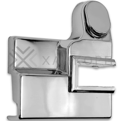 Коннектор FDPA-433R порог-стекло Правый для порога FDPA-43.15, ПВХ/хром