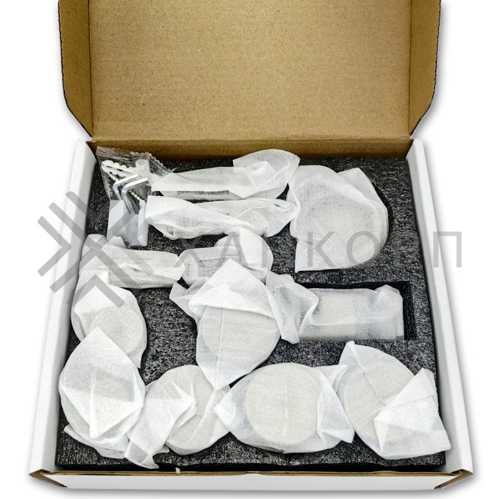 Раздвижная система Альфа α FDS-5, с двойной направляющей, нержавейка/бронза