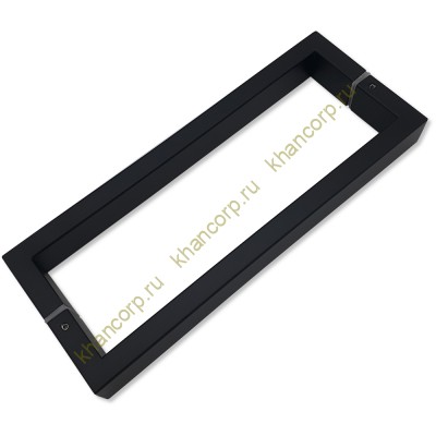 Ручка скоба FDR-78, 15х30х270х1.0 мм, нержавейка/черный