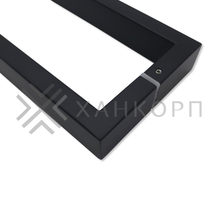 Ручка скоба FDR-78, 15х30х270х1.0 мм, нержавейка/черный