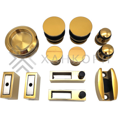 Раздвижная система Альфа FDS-1 , нержавейка/золотой