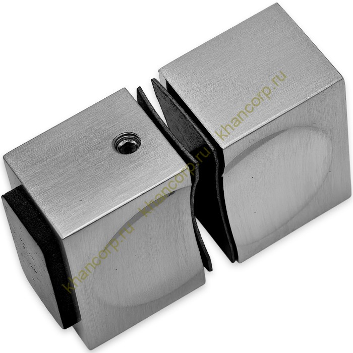 Ручка кноб FDR-66 с одним резиновым торцом, алюминий/матовая