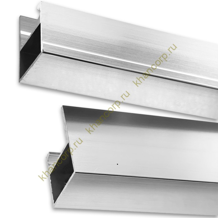 Комплект раздвижной системы Клио FDS-105 c двумя рельсами, для трубы 30х10, нержавейка/полированный