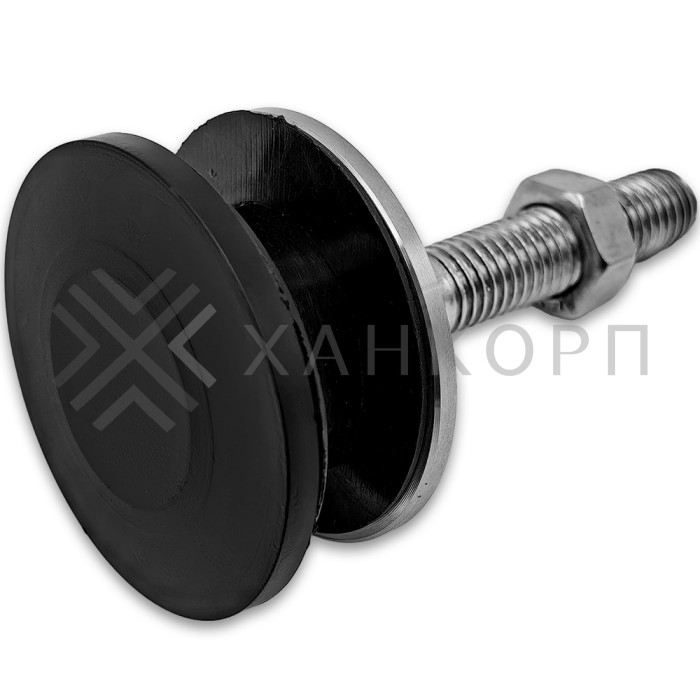 Рутель шарнирный FN-101 без зенковки без гайки M14, нержавейка/матовый