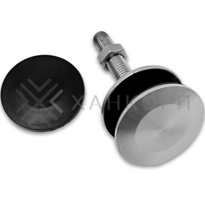 Рутель шарнирный FN-101 без зенковки без гайки M14, нержавейка/матовый