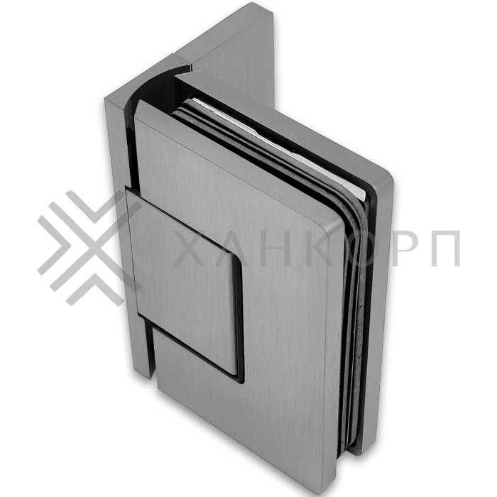 Петля Афина FDP-130 стена-стекло с боковым креплением, латунь/матовый