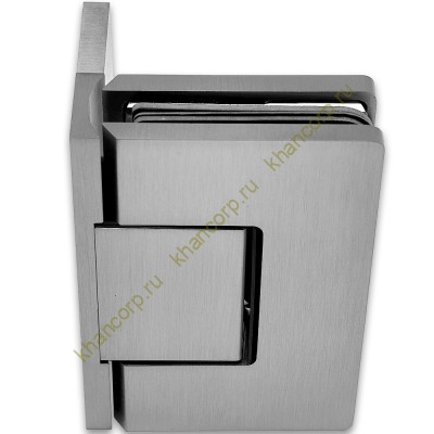 Петля Афина FDP-130 стена-стекло с боковым креплением, латунь/матовый