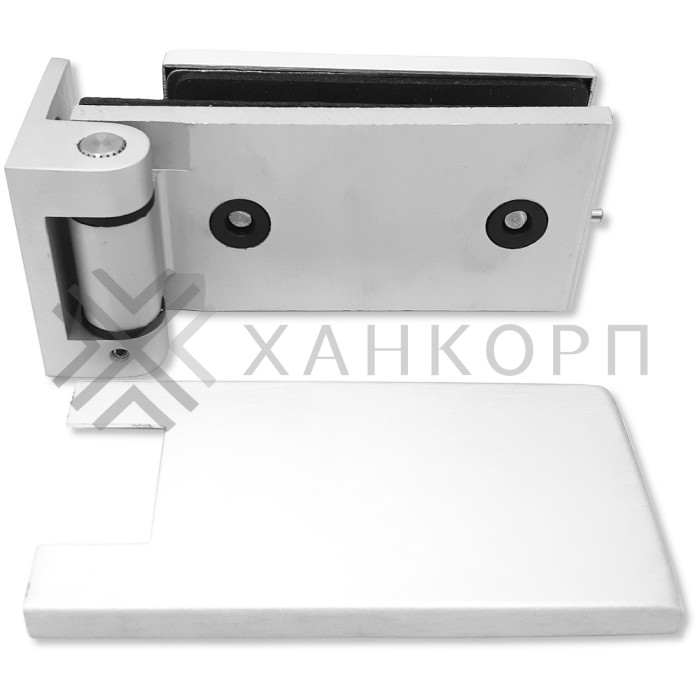 Петля FMP-12.1 для межкомнатной двери из стекла на коробку, алюминий/анодированный