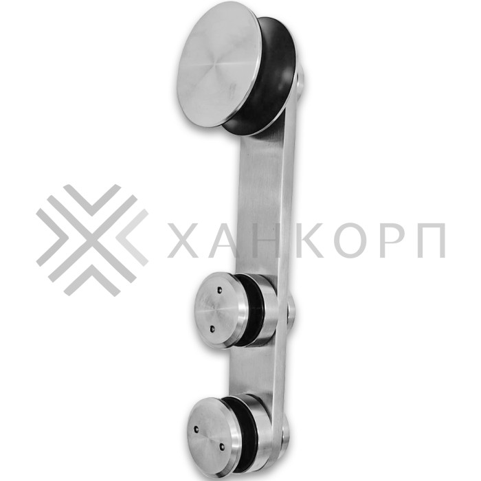 Каретка FDS-70 для раздвижной системы FDS-10, плоская без зенковки, нержавейка/матовый