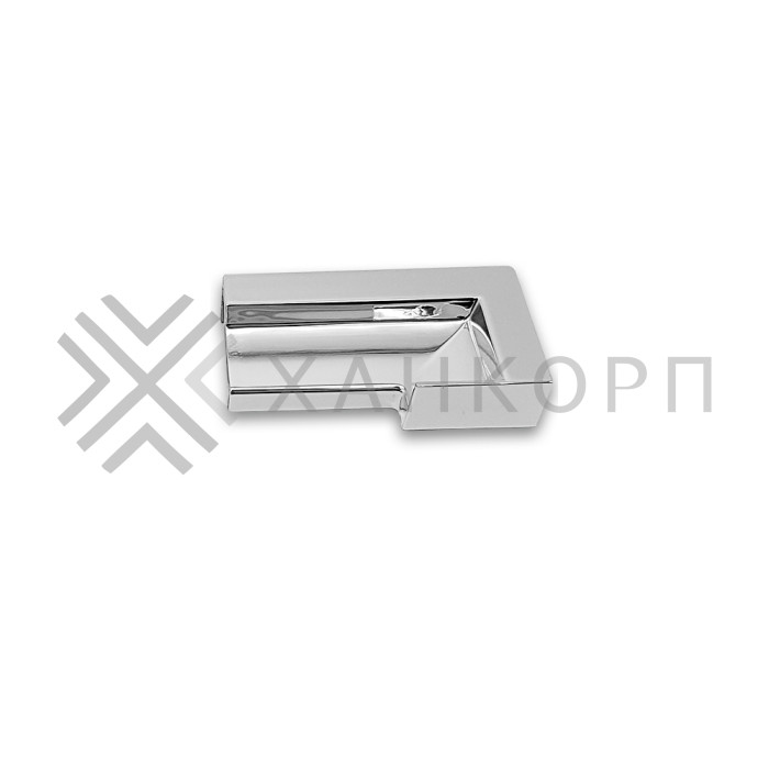 Заглушка FDPA-430L ЛЕВАЯ торцевая для порога FDPA-43.15, ПВХ/хром