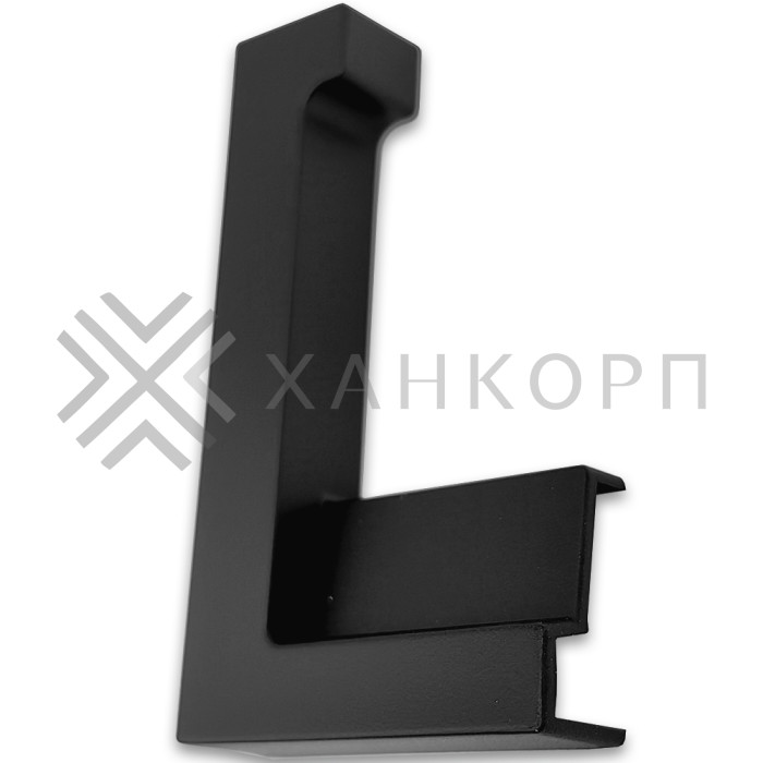 Заглушка FDPA-431L ЛЕВАЯ угловая для порога FDPA-43.15, ПВХ/черный