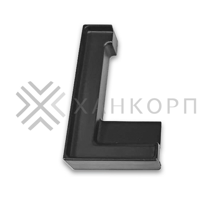 Заглушка FDPA-431L ЛЕВАЯ угловая для порога FDPA-43.15, ПВХ/черный