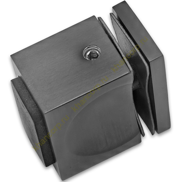 Ручка кноб FDR-67 с резиновым торцом (односторонняя), алюминий/оружейная сталь