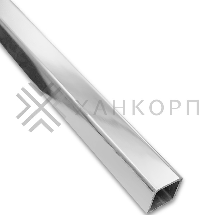 Труба FDT-592, 15х15х2 мм 2 м, нержавейка/полированный16K