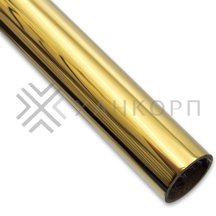 Труба FDT-152, 19х1,5 мм 2 м для душевой, нержавейка/золото