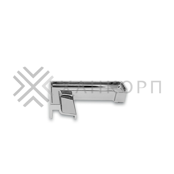 Заглушка FDPA-431L ЛЕВАЯ угловая для порога FDPA-43.15, ПВХ/хром