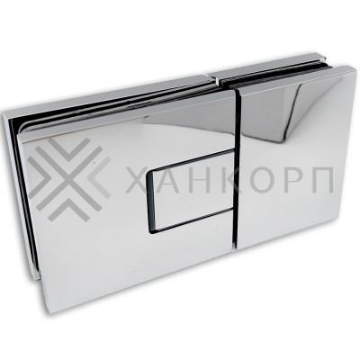 Петля Сирена FDP-212 стекло-стекло 180˚, латунь/хром