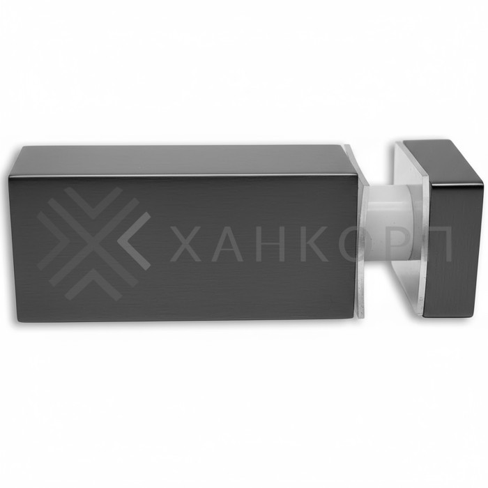 Крепление FDC-54 трубы 15х15 к стеклу, нержавейка/оружейная сталь