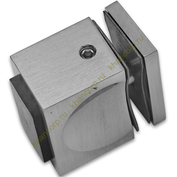 Ручка кноб FDR-67 с резиновым торцом (односторонняя), алюминий/матовый