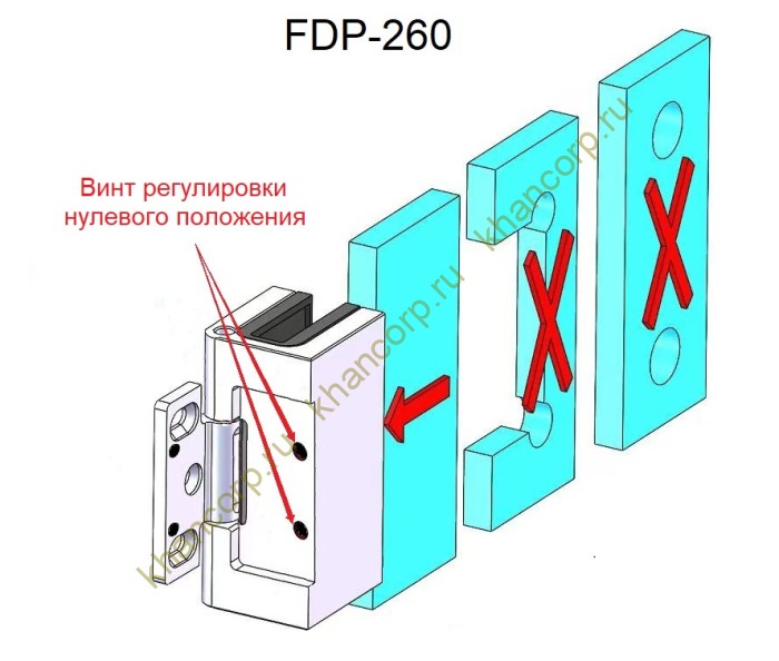 Петля Валия без сверления FDP-260 стена-стекло, открывание 90° латунь/хром