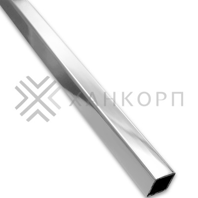 Труба FDT-593, 15х15х2 мм 3 м, нержавейка/полированный16K