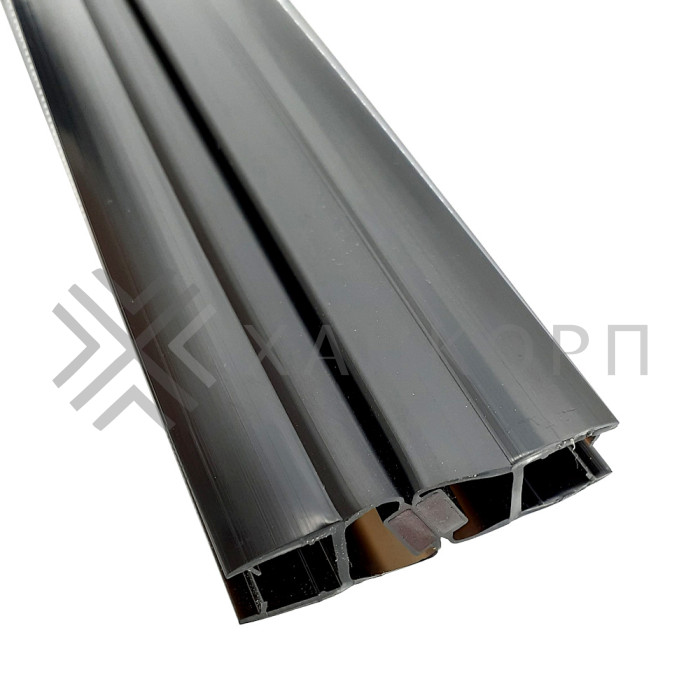 Уплотнитель магнитный ПРЕМИУМ 135°, 180° черный 3 м под стекло 10 мм FDPP-521.10 PVC/BL