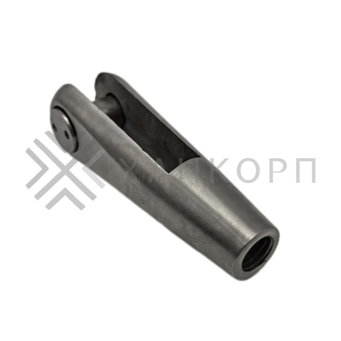 Наконечник FN-120 для ванта (тяги) левый М14, нержавейка/матовый