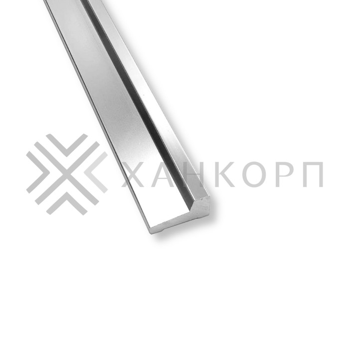 Порог алюминиевый FDPA-43.15 для душевой 1,5 м, алюминий/матовый