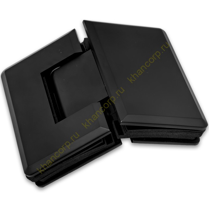 Петля Бета β FDP-24 стекло-стекло 135˚, нержавейка/черный