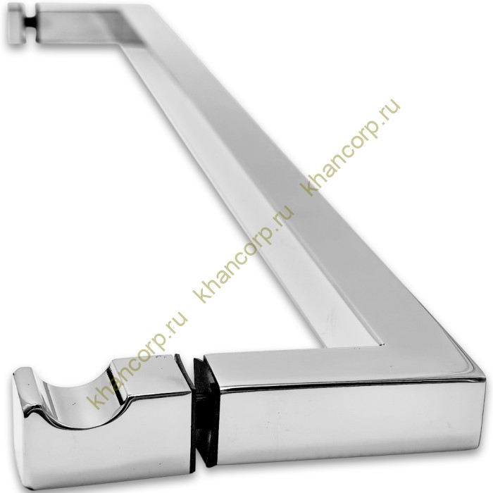 Ручка скоба FDR-85, 19х19х450х1.0 мм FDR-85, нержавейка/полированный