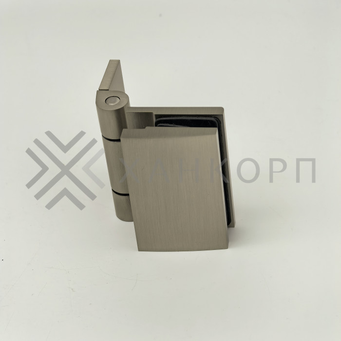 Петля Рея FDP-220 стена-стекло 90° с крышками латунь/матовый