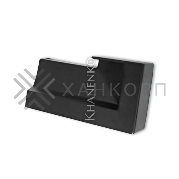 Заглушка FDPA-430R ПРАВАЯ торцевая для порога FDPA-43.15, ПВХ/черный