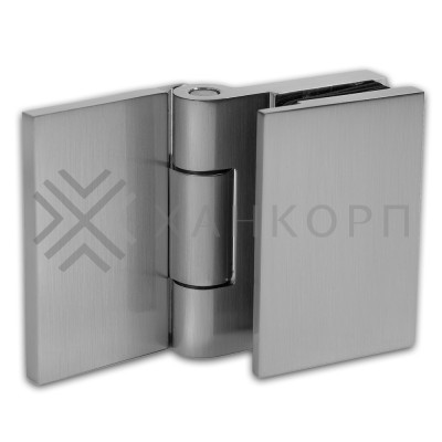 Петля Майя FDP-170 стена-стекло 90˚ открывание наружу, латунь/матовый