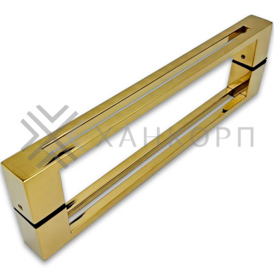 Ручка скоба FDR-89, 30х10х300х1.0 мм, нержавейка/золото