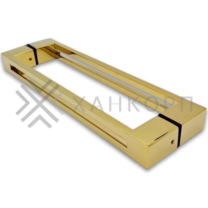 Ручка скоба FDR-89, 30х10х300х1.0 мм, нержавейка/золото