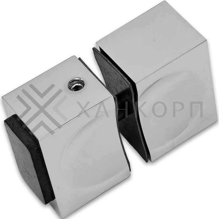 Ручка кноб FDR-66 с одним резиновым торцом, алюминий/хром