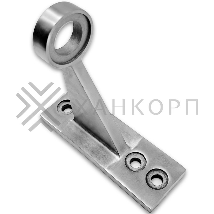 Крепление рутеля FN-130 к стойке алюминиевого фасада M14, нержавейка/матовый