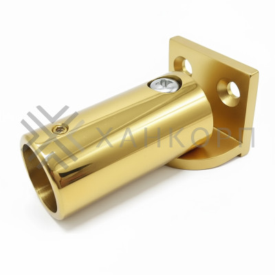 Крепление FDC-15 трубы 19 к стене 0°-180°, нержавейка/золото