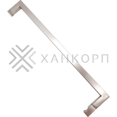 Ручка скоба FDR-85, 19х19х450х1.0 мм, нержавейка/матовый