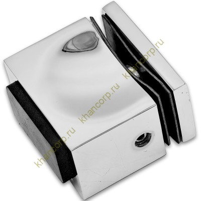 Ручка кноб FDR-67 с резиновым торцом (односторонняя), алюминий/хром