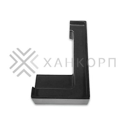 Заглушка FDPA-431R ПРАВАЯ угловая для порога FDPA-43.15, ПВХ/черный