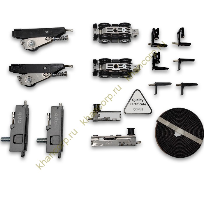 Механизм FDS-19.4L центральной двери для 4-х дверной раздвижной системы Диона FDS-19, левое открывание